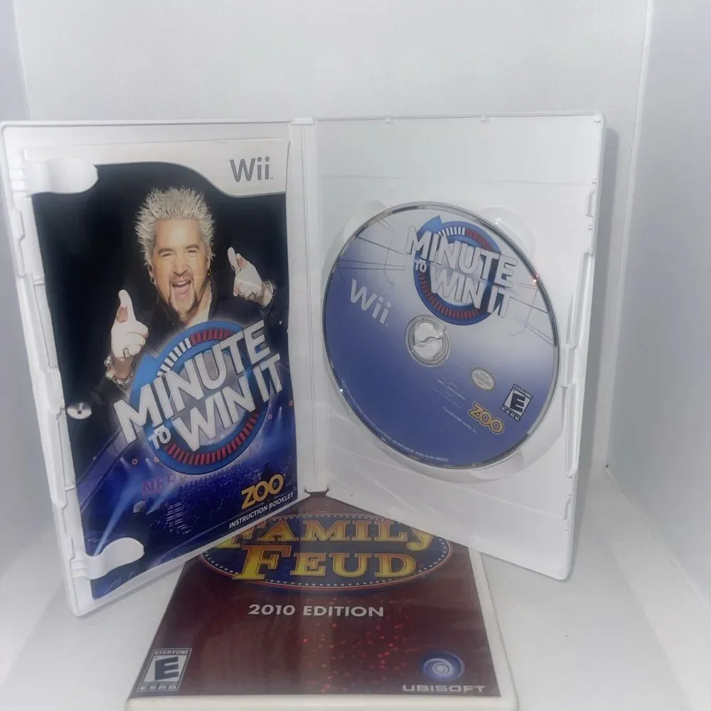 Nintendo Wii Game Lot of 6 - Family Game Night